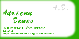 adrienn denes business card