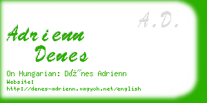 adrienn denes business card